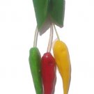 3 Color Peppers Magnet- ALL MAGNET ORDERS HAVE A 25 PIECE MINIMUM (ASSORTED OR SAME)