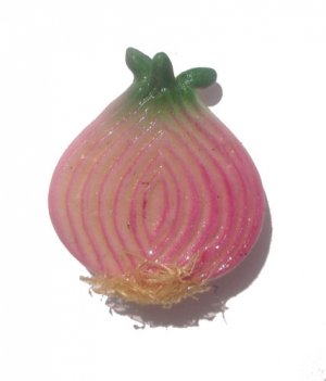 Onion Slice- - ALL MAGNET ORDERS HAVE A 25 PIECE MINIMUM (ASSORTED OR SAME)