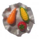 Vegetable Plate--ALL MAGNET ORDERS HAVE A 25 PIECE MINIMUM (ASSORTED OR SAME)