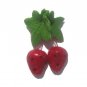 Dangling Strawberries---ALL MAGNET ORDERS HAVE A 25 PIECE MINIMUM (ASSORTED OR SAME)