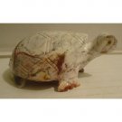 Soapstone Turtle Figurine 3.25"w Turtle Carving