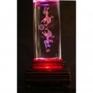 Dragon Laser Etched 3D Crystals. Size: 4 5/8"x2"x3"