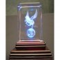 Pegasus Laser Etched 3D Crystals. Size: 2"x2"x3"
