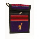 Deep Purple Llama  Shoulder Bag 8.5"H x 5.75"W with 40 inch shoulder strap