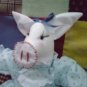Handmade Pig Doll OOAK One of a Kind Cloth Animal Hand crafted Dolls