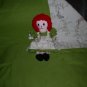 Handmade Raggedy Ann Doll with matched quilt One of a Kind Cloth Dolls Butterfly Butterflies