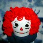 Fleece Deer Quilt with Matched Raggedy Andy Doll Handmade One of a Kind OOAK