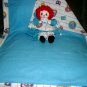 B is for Bears Raggedy Ann Doll and Quilt Handmade One of a Kind OOAK Dolls