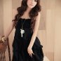 Frill Ruffles Sundress Black[R8369]