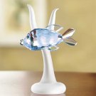 Blue Fish Crystal Cut Figurine- #37927