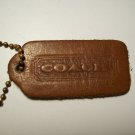 Vintage Coach British Tan Double Sided Brass Bead Chain