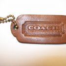 Vintage Coach Leatherware British Tan One Sided Brass Bead Chain