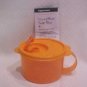 Tupperware CRYSTALWAVE SOUP MUG 16 oz New Orange