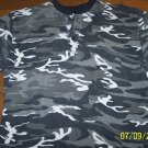 Arizona Boys Camo 3 button shirt