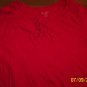 Womans Faded Glory Red Shirt