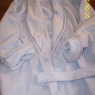 Womans Lite Blue Fleece Robe
