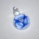 Blue & White Glass Pendant
