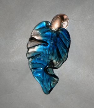 Blue Leaf Pendant