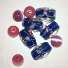 Pink Blue Rose Set
