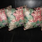3+1 free vintage throw pillows cotton chintz flowers