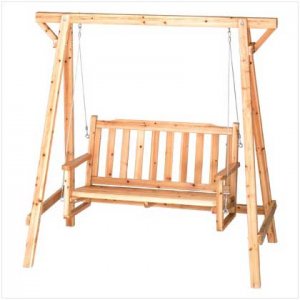 KW35107 Rustic Garden Swing