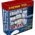 How to Create a Mini-Site in 30 Minutes or Less