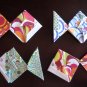 4 X ASSORTED HANDMADE ORIGAMI FISH