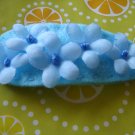 LOVELY FLOWER CLIP - blue