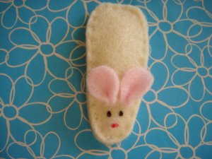 HANDMADE MOUSE SNAP HAIR CLIP