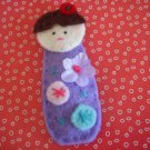 HANDMADE DOLL SNAP HAIR CLIP