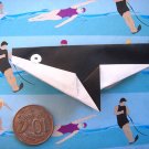 4 X ASSORTED HANDMADE ORIGAMI KILLER WHALE