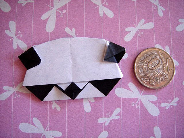 4 X ASSORTED HANDMADE ORIGAMI PANDA