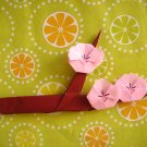 3 X HANDMADE ORIGAMI BRANCH OF PLUM TREE