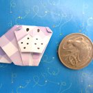 4 X ASSORTED HANDMADE ORIGAMI BULLDOG