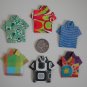 4 X ASSORTED HANDMADE ORIGAMI SHIRT