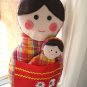 HANDMADE BABUSHKA DOLL SET B - UNIQUE ONE OF A KIND