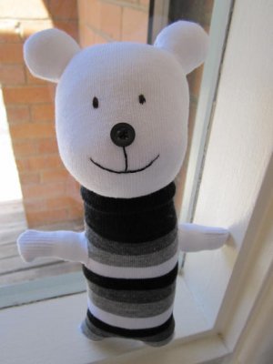 Trevor THE HANDMADE SOCK bear - UNIQUE ONE OF A KIND