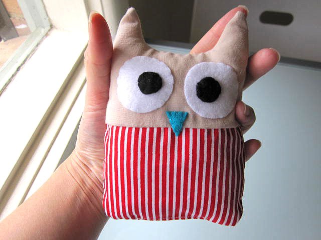 HANDMADE PLUSH OWL - BELLA
