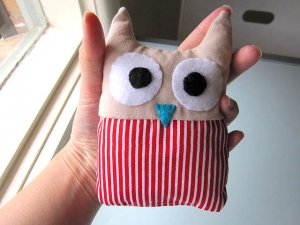 HANDMADE PLUSH OWL - BELLA