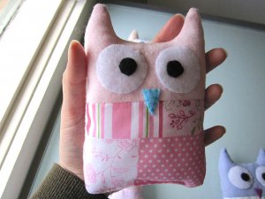 HANDMADE PLUSH OWL - BECKY