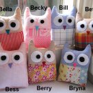 HANDMADE PLUSH OWL - BESS
