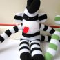 DANIEL HANDMADE MOHAWK SOCK MONKEY- UNIQUE ONE OF A KIND