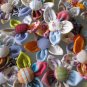 4 X HANDMADE ASSORTED FABRIC FLOWERS