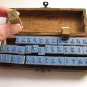 ALPHABET & NUMBER WOODEN STAMP SET