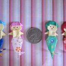 4 X ASSORTED HANDMADE ORIGAMI MERMAID
