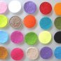 100 X MIXED COLOURS FELT CIRCLES - 3cm