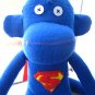 SUPER-MONKEY THE HANDMADE SOCK MONKEY- UNIQUE ONE OF A KIND