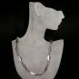 Pewter Bead Necklace with Pearls