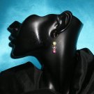 Pink & Green Earrings