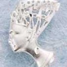 Sterling Silver Nefertiti with Filigree Head Charm